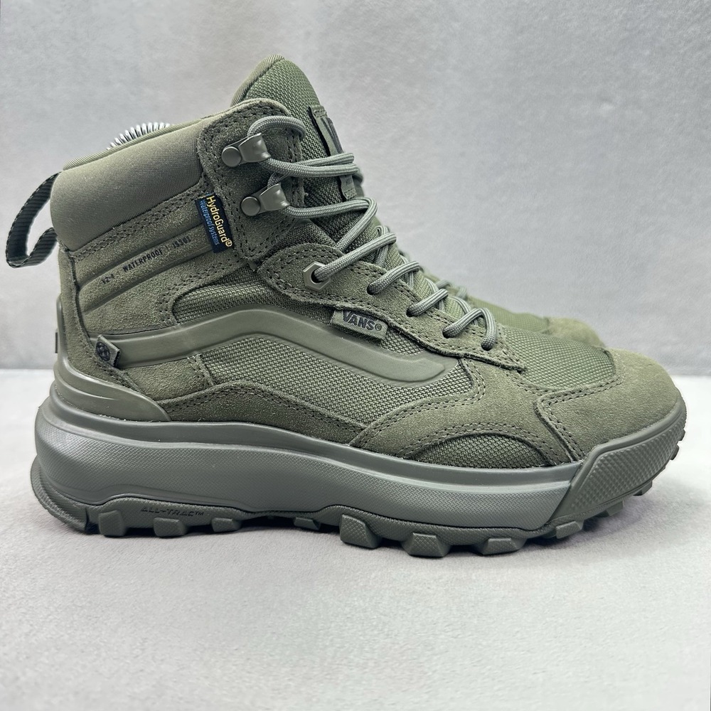 VANS MTE Crestline Womens Size 7 Sneaker Boots Green Leaf Hiking Outdoor NEW